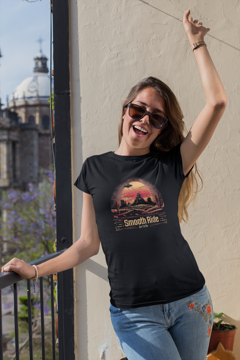 Camiseta Manga Curta Feminina UFO Deserto 9 - Smooth Ride