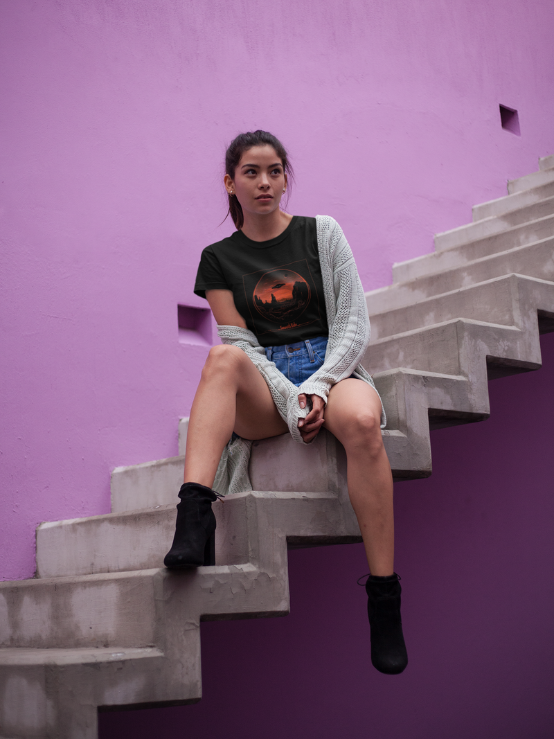 Camiseta Manga Curta Feminina UFO Deserto 14 - Smooth Ride