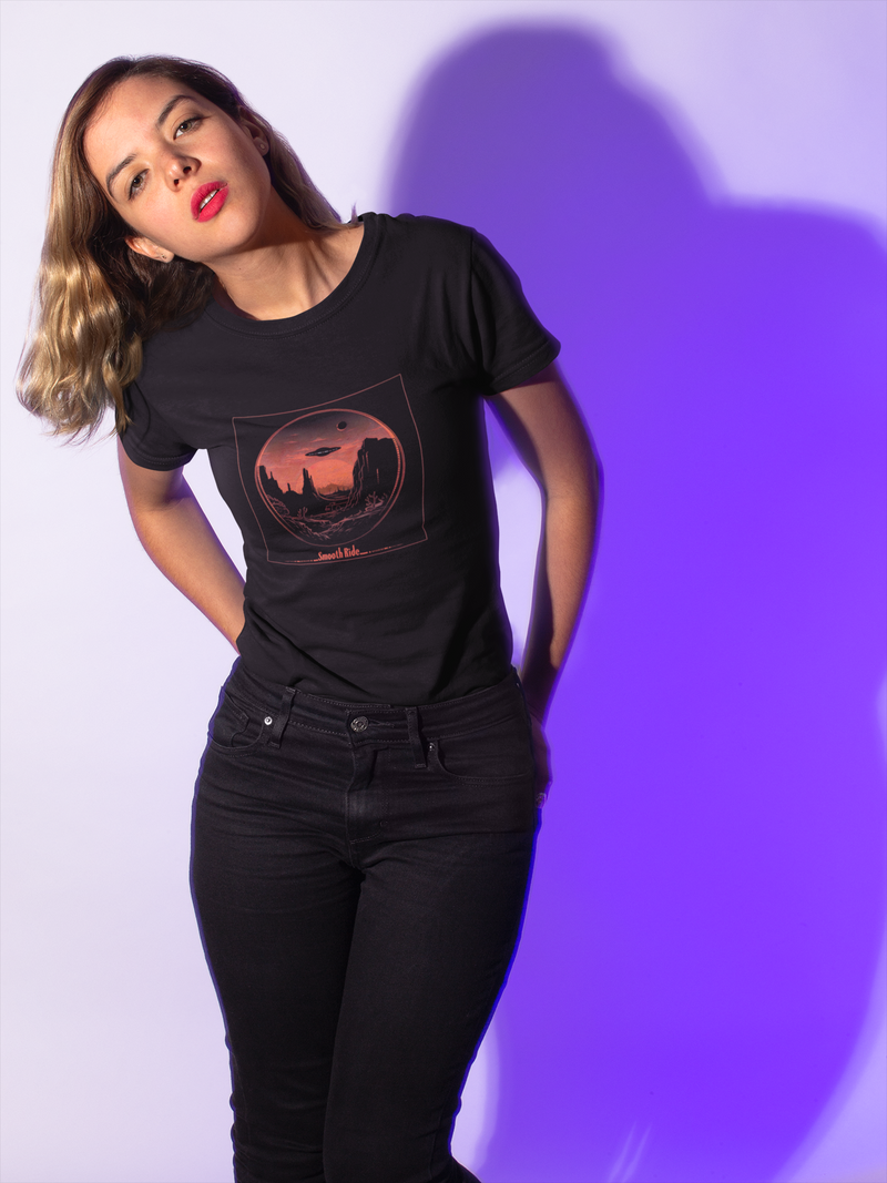 Camiseta Manga Curta Feminina UFO Deserto 14 - Smooth Ride