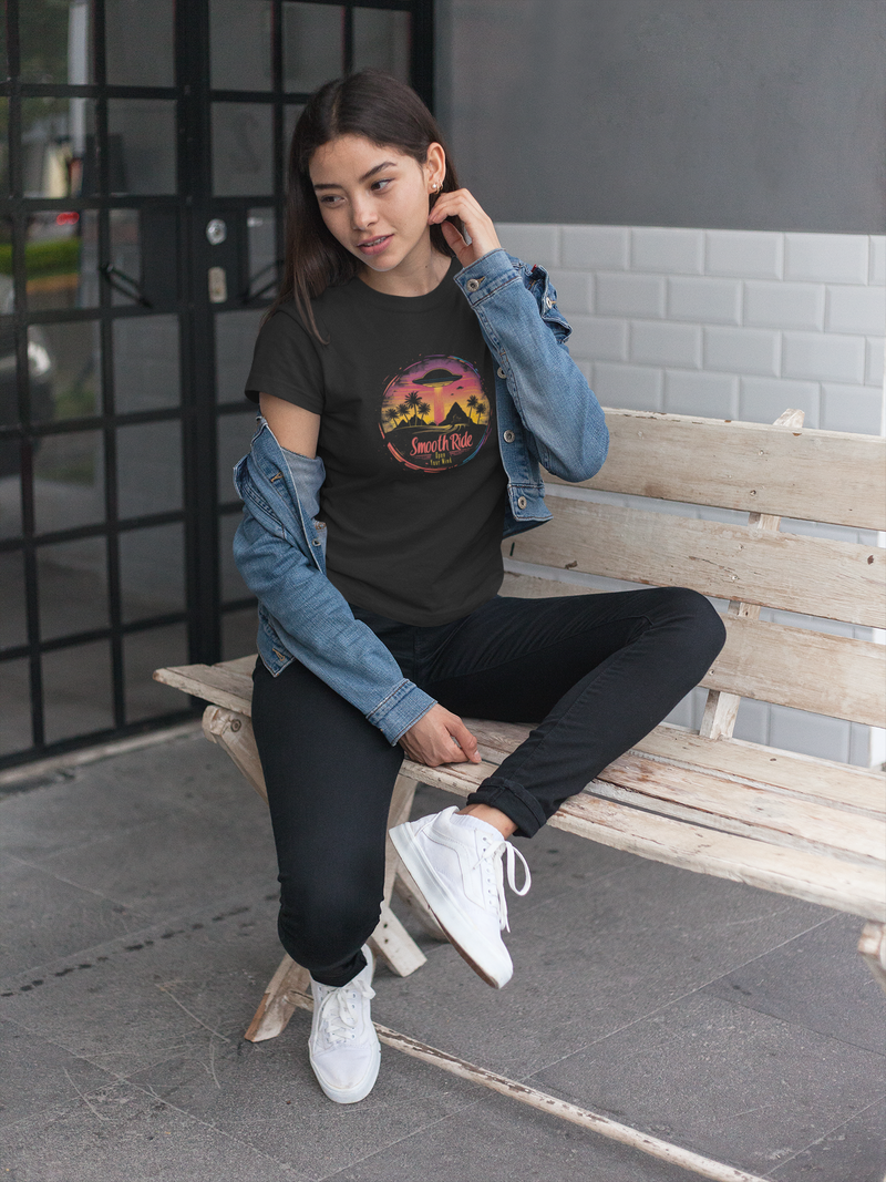 Camiseta Manga Curta Feminina UFO Deserto 18 - Smooth Ride