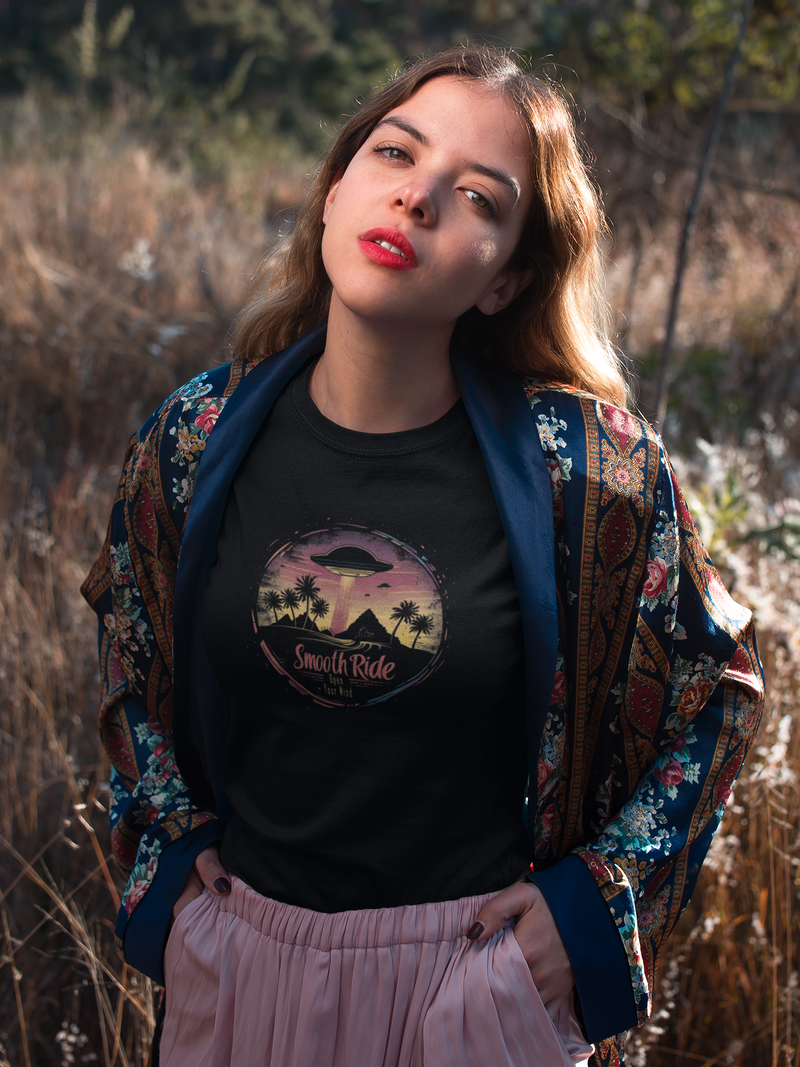Camiseta Manga Curta Feminina UFO Deserto 18 - Smooth Ride