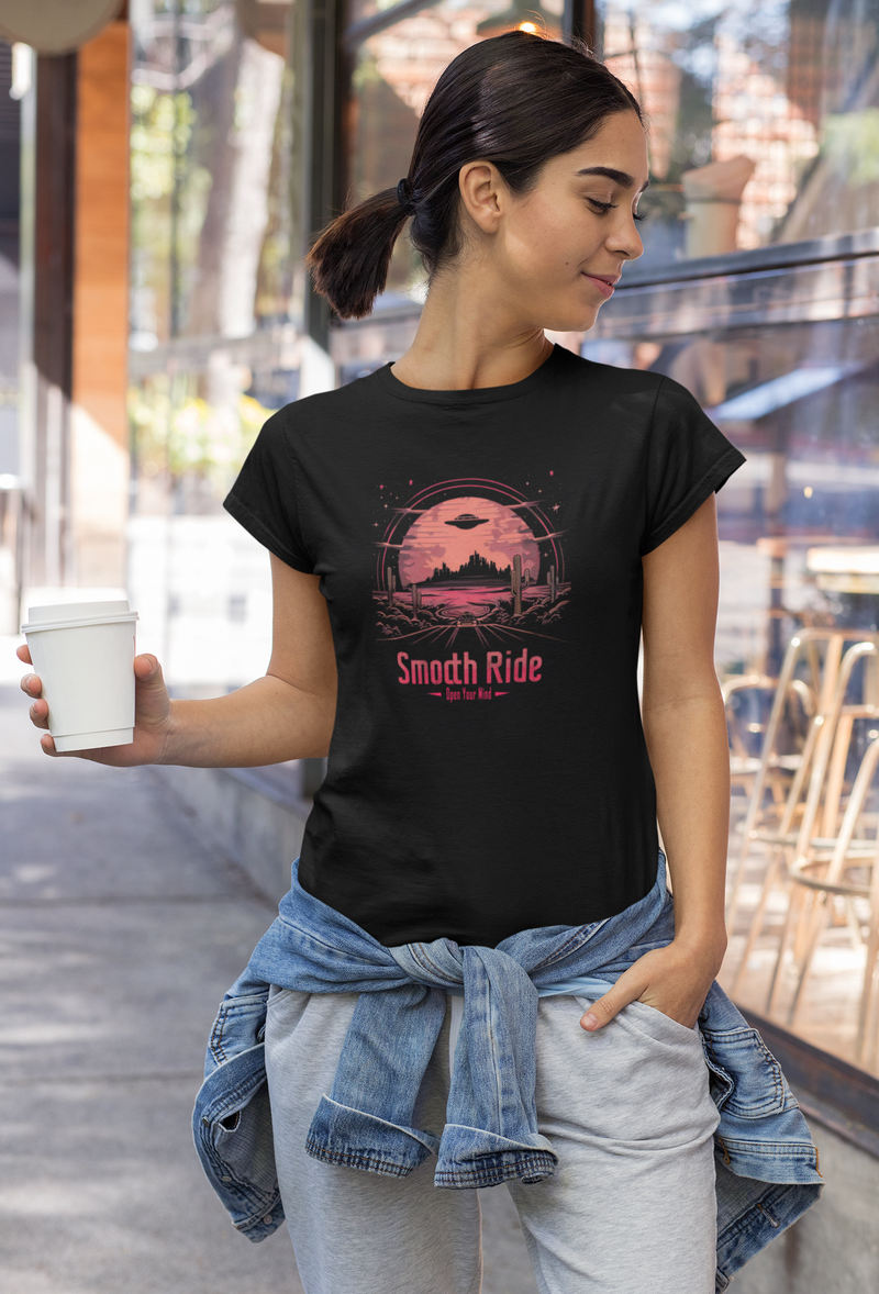 Camiseta Manga Curta Feminina UFO Deserto 19 - Smooth Ride