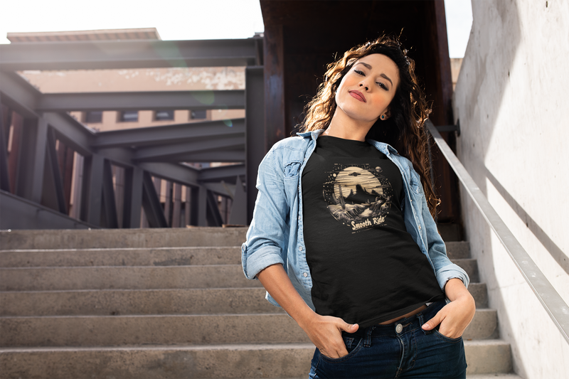 Camiseta Manga Curta Feminina UFO Deserto 21 - Smooth Ride