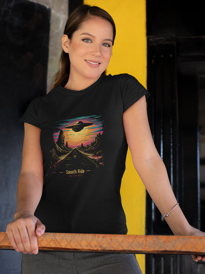 Camiseta Manga Curta Feminina UFO Deserto 27 - Smooth Ride