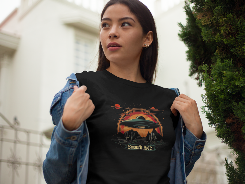 Camiseta Manga Curta Feminina UFO Deserto 29 - Smooth Ride