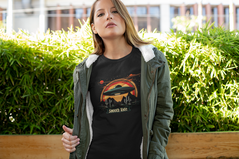 Camiseta Manga Curta Feminina UFO Deserto 29 - Smooth Ride