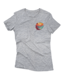 Camiseta Manga Curta Feminina Praia Por do Sol Canto 2