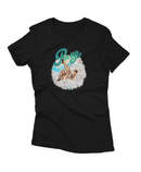 Camiseta Manga Curta Feminina PinUp VintageVixens Clouds