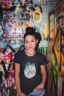 Camiseta Manga Curta Feminina PinUp VintageVixens Clouds