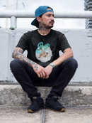 Camiseta Manga Curta Unisex PinUp VintageVixens Clouds