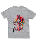 Camiseta Manga Curta Unisex Aquarela Ciclista 3 - ToughRide
