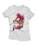 Camiseta Manga Curta Feminina Aquarela Ciclista 3 - ToughRide