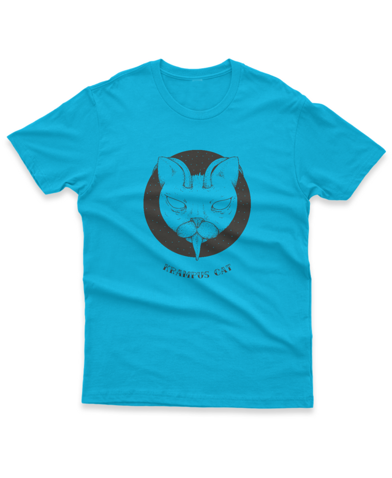Camiseta Manga Curta Unisex Krampus Cat