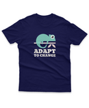 Camiseta Manga Curta Unisex Camaleão Adapt to Change