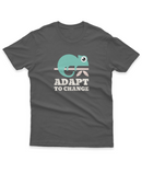 Camiseta Manga Curta Unisex Camaleão Adapt to Change