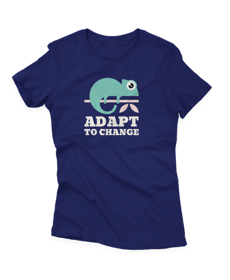 Camiseta Manga Curta Feminina Camaleão Adapt to Change