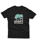 Camiseta Manga Curta Unisex Camaleão Adapt to Change