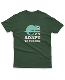 Camiseta Manga Curta Unisex Camaleão Adapt to Change