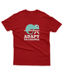 Camiseta Manga Curta Unisex Camaleão Adapt to Change