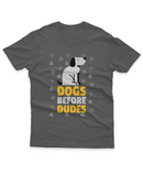 Camiseta Manga Curta Unisex Dogs Before Dudes