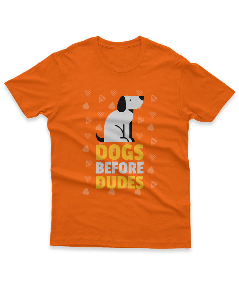 Camiseta Manga Curta Unisex Dogs Before Dudes
