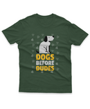 Camiseta Manga Curta Unisex Dogs Before Dudes