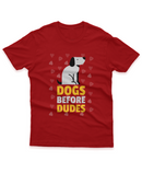 Camiseta Manga Curta Unisex Dogs Before Dudes