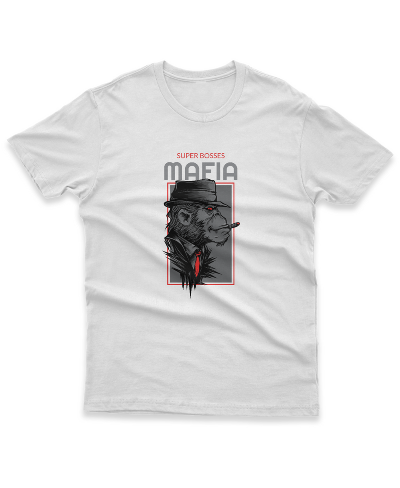 Camiseta Manga Curta Unisex Super Bosses Mafia