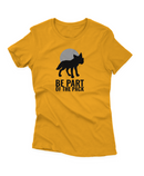 Camiseta Manga Curta Feminina Be Part of the Pack