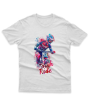 Camiseta Manga Curta Unisex Aquarela Ciclista 4 - ToughRide