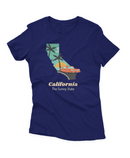 Camiseta Manga Curta Feminina California The Sunny State