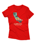 Camiseta Manga Curta Feminina California The Sunny State