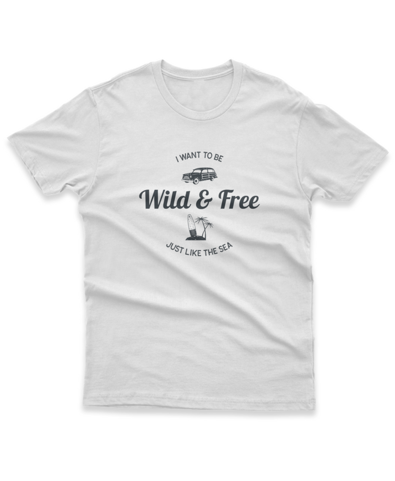 Camiseta Manga Curta Unisex Wild & Free