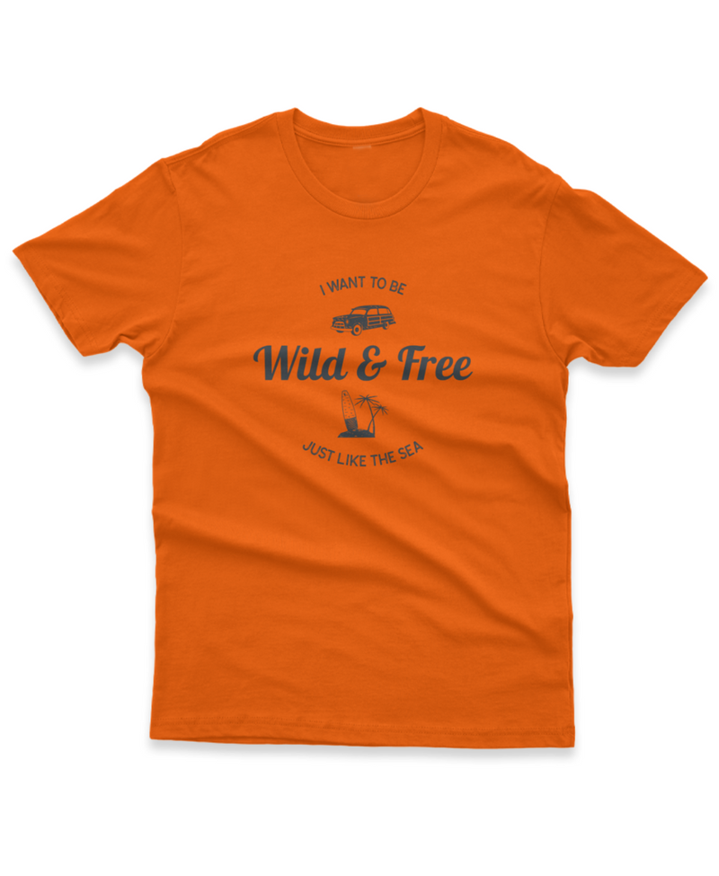Camiseta Manga Curta Unisex Wild & Free
