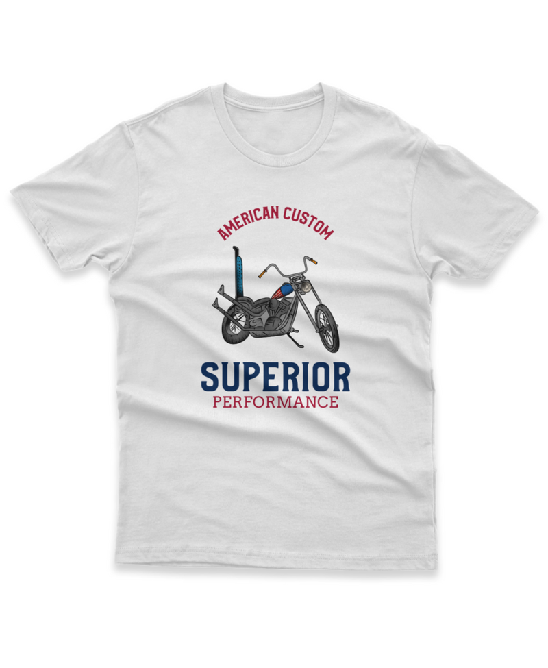 Camiseta Manga Curta Unisex American Custom Superior Performance
