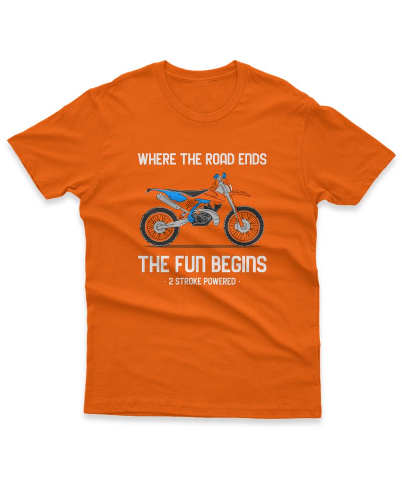 Camiseta Manga Curta Unisex Where the Road Ends
