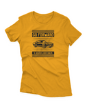 Camiseta Manga Curta Feminina Go Forward and Never Look Back