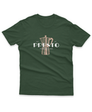 Camiseta Manga Curta Unisex Presto Italian Coffee Lover