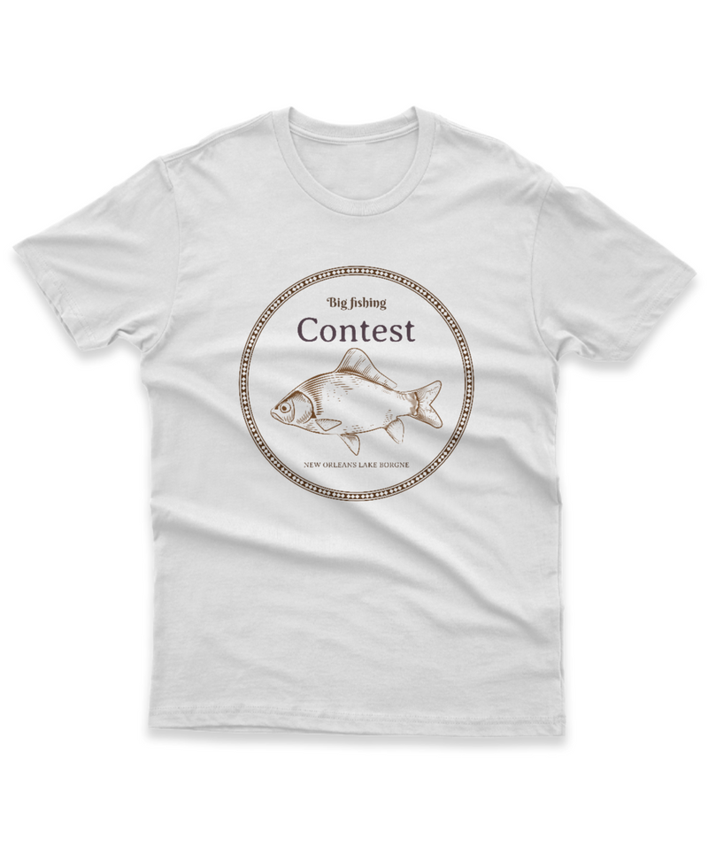 Camiseta Manga Curta Unisex Big Fishing Contest