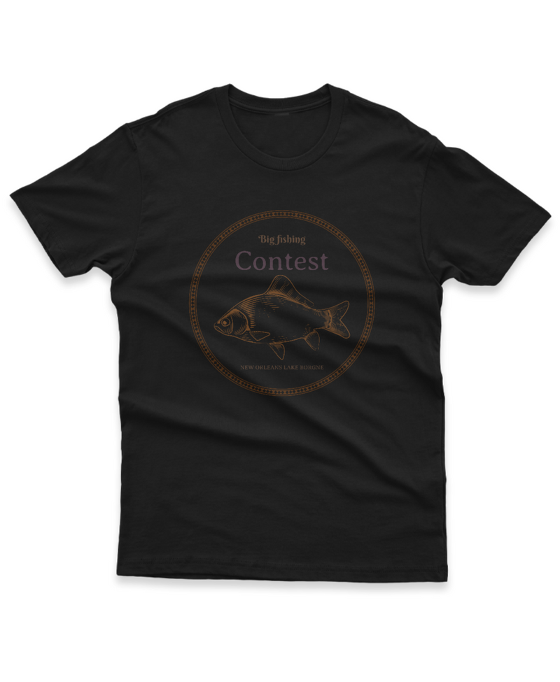Camiseta Manga Curta Unisex Big Fishing Contest
