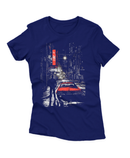 Camiseta Manga Curta Feminina The Hitman Carro Vermelho