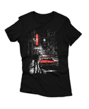 Camiseta Manga Curta Feminina The Hitman Carro Vermelho