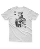 Camiseta Manga Curta Unisex God of Poker Crown & King