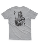 Camiseta Manga Curta Unisex God of Poker Crown & King
