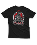 Camiseta Manga Curta Unisex Always Believe & God of Poker Warrior 01