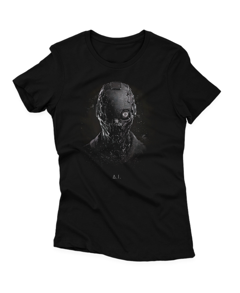 Camiseta Manga Curta Feminina Robô I.A.