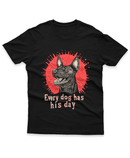 Camiseta Manga Curta Unisex Cachorro Every Dog has his Day