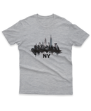 Camiseta Manga Curta Unisex City Skyline NY