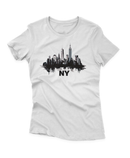 Camiseta Manga Curta Feminina City Skyline NY