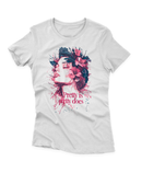 Camiseta Manga Curta Feminina Frase Pretty is Pretty does